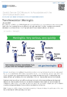 Teen newsletter  January 2023   Meningitis