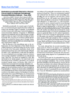 Notes From the Field Burkholderia Pseudomallei Detected in a Raccoon Carcass Linked to a Multistate AromatherapyAssociated Melioidosis Outbreak  Texas 2022