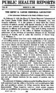 Weekly Reports for MARCH 11 1938