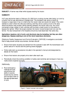 A farmer was killed while bypassstarting his tractor 05OK01901
