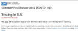 Coronavirus Disease 2019 COVID19 Testing in the US Updated March 18 2020