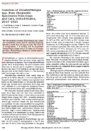 Isolation of Elizabethkingia spp from Diagnostic Specimens from Dogs and Cats United States 20192021