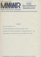 Morbidity and Mortality Weekly Report MMWR CDC Surveillance Summaries November 1 1984  Vol 33  No 3S