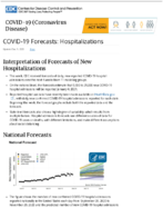 COVID19 Forecasts Hospitalizations December 9 2020