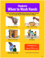 Students When to Wash Hands Guinea