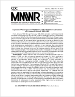 Morbidity and Mortality Weekly Report MMWR March 3 1995  Vol 44  No 8