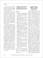 Lassa Fever Nigeria 2003 and 2004