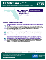 CDCs Investments to Combat Antibiotic Resistance Threats Florida Fiscal Year 2023
