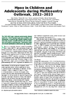 Mpox in Children and Adolescents during Multicountry Outbreak 20222023