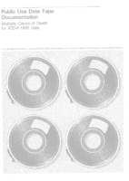 Public use data tape documentation Multiple cause of death for ICD9 1991 data August 1988