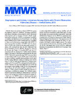 MMWR Morbidity and Mortality Weekly Report Vol 64 No 11 March 27 2015