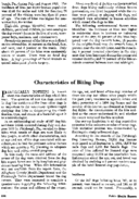 Characteristics of biting dogs