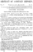 Abstract of sanitary reports  v V no 21 May 23 1890