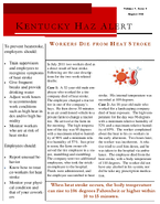 Workers Die from Heat Stroke