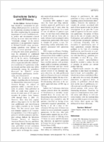 Quinolone Safety and Efficacy