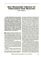 New Measurable Indicator for Tuberculosis Case Detection
