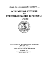 Criteria for a Recommended Standard Occupational Exposure to Polychlorinated Biphenyls PCBs 1977