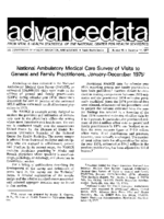 National Ambulatory Medical Care Survey of Visits to General and Family Practitioners JanuaryDecember 1975