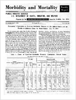 Morbidity and Mortality Weekly Report For release July 31 1959 Vol 8 No 29