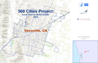 500 Cities Project Local Data for Better Health 2014 Vacaville CA