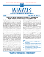 MMWR Morbidity and Mortality Weekly Report Vol 54 No 12 April 1 2005