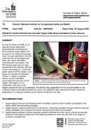 Farmer Pitched from Cart that Tipped while Being Unloaded by Grain Vacuum