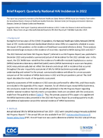 Brief Report Quarterly National HAI Incidence in 2022