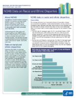 NCHS data on racial and ethnic disparities April 2018