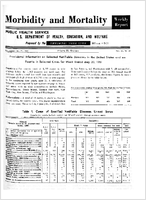 Morbidity and Mortality Weekly Report Vol 10 No 20 for Release May 26 1961