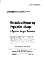 Methods for Measuring Population Change A Systems Analysis Summary