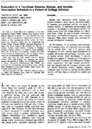 Evaluation Of A TwoDose Measles Mumps And Rubella Vaccination Schedule In A Cohort Of College Athletes