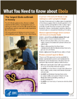 What You Need to Know About Ebola 20151210