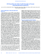 CDC Grand Rounds Public Health Strategies to Prevent Neonatal Abstinence Syndrome