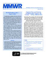 MMWR Morbidity and Mortality Weekly Report Vol 63 No 21 May 30 2014