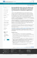 Recomendacin Sobre El Uso De Cubiertas De Tela Para La Cara Especialmente En Las reas Con Transmisin Comunitaria Significativa 4 de abril de 2020