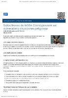 Datos breves de NIOSH personal de atencin mdica domiciliaria  cmo prevenir ser vulnerable a situaciones peligrosas