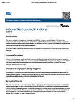 Laborer Electrocuted in Indiana FACE 8762