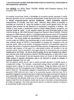 A Job Exposure Matrix for Identification of Potential Exposures in Occupational Settings 1992