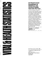 An Experimental Comparison of Telephone and Personal Health Interview Surveys