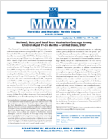 MMWR Morbidity and Mortality Weekly Report Vol 57 No 35 September 5 2008