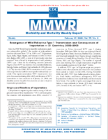 MMWR Morbidity and Mortality Weekly Report Vol 55 No 6 February 17 2006