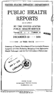 Public Health Reports  v 53 no 51  cover