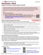 Physicians Alert Pregnant Construction Worker Safety and Health