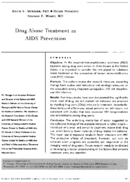 Drug abuse treatment as AIDS prevention
