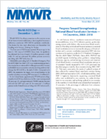 MMWR Morbidity and Mortality Weekly Report Vol 60 No 46 November 25 2011