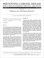 Eating as an Automatic Behavior