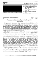 MMWR Morbidity and Mortality Weekly Report February 21 1992  Vol 41  No 7