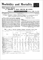 Morbidity and Mortality Weekly Report Vol 6 No 17 for Release May 3 1957