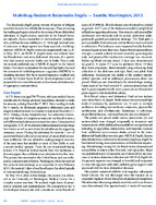 MultidrugResistant Bacteroides fragilis  Seattle Washington 2013