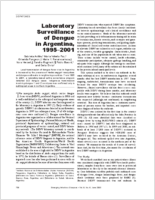 Laboratory Surveillance of Dengue in Argentina 19952001
